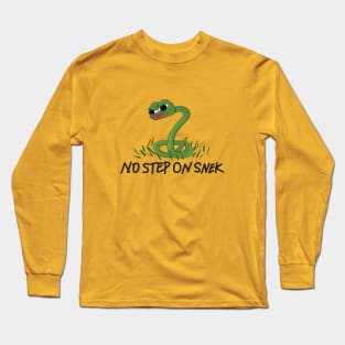 No Step On Snek Apu Long Sleeve T-Shirt